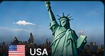 Statue of Liberty with a US flag label